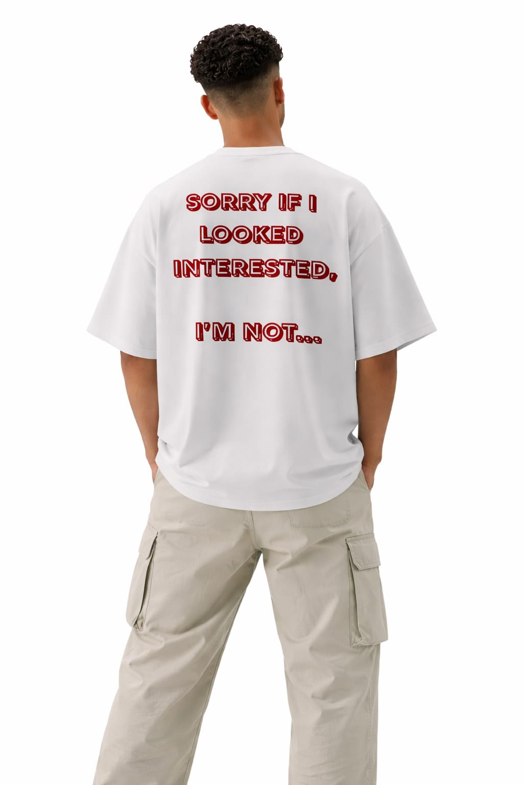 SORRY IF I Oversized Tee