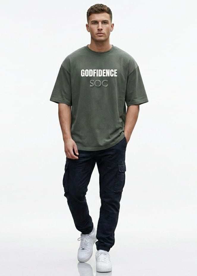 GOD DID Oversized Tee