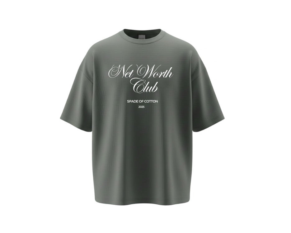 Net Worth Club Oversized Tee